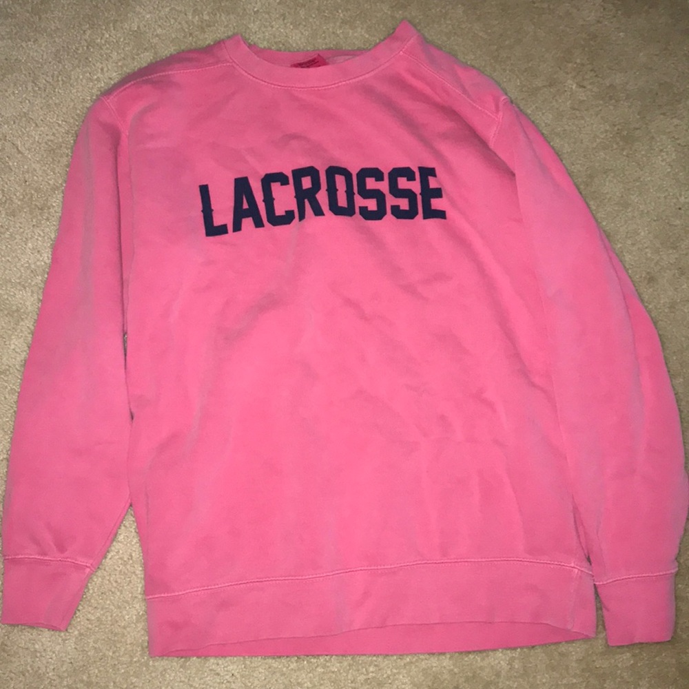 Medium Pink Lacrosse Sweatshirt